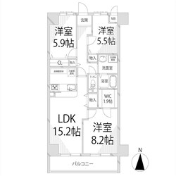 キャッスルコート東辻井の物件間取画像